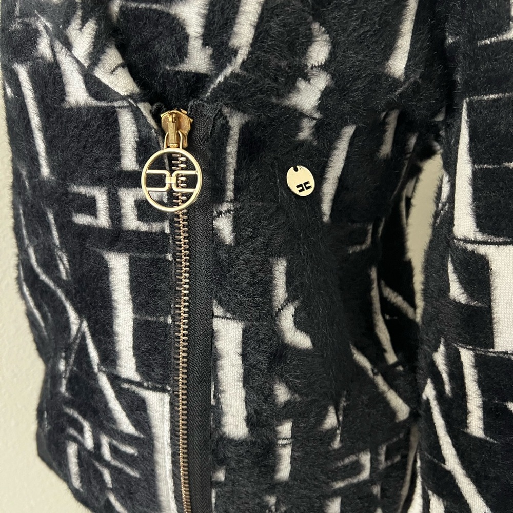 Elisabetta Franchi black and white Knitted knot - Picture 4 of 8